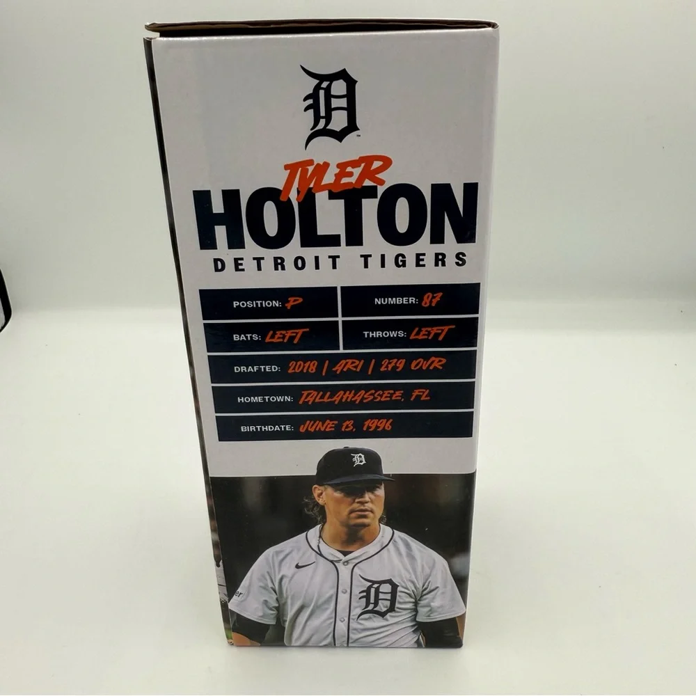 NEW Tyler Holton Bobblehead Detroit Tigers MLB Collectible